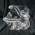 Transparent Vannes Le Chatel Signed Crystal Sculpture/Centerpiece - Large, Freeform, Vintage (11”x11”x10”) Please Read For Sale - Image 8 of 18