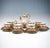Meissen service, consisting of 21 parts: mocha pot with lid, creamer, sugar urn, six cups, six saucers, six dessert...