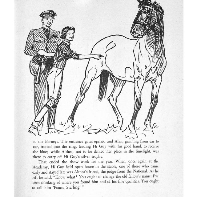 1940s Original 1944 Pencil Drawing From Hi, Guy! The Cinderella Horse by Paul Brown 21 For Sale - Image 5 of 6