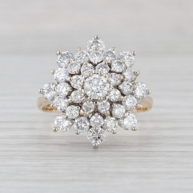 Gemstone Information: - Natural Diamonds - Total Carats - 2.50ctw Cut - Round Brilliant Color - F - H Clarity - SI2 - I1...