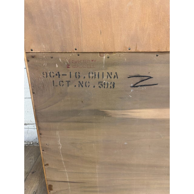 Vintage American of Martinsvile MCM Lighted China Cabinet and Hutch For Sale - Image 17 of 17