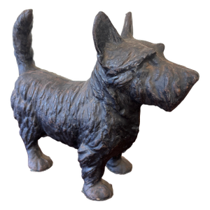 Cast Iron Scottie Doorstop, 19th Century
