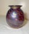 Original 1996 Hand Blown Aurene Iridescent Rick Strini Pulled Wave Glass Vase For Sale - Image 4 of 13