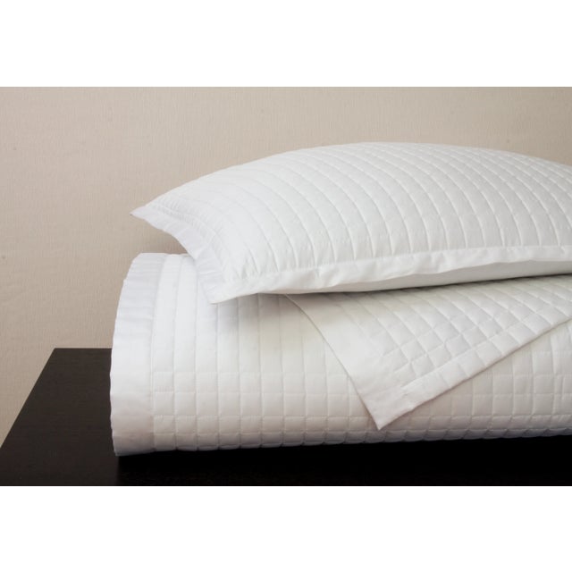 Textile Coleman King Cotton Coverlet Set, Sugar, 4 Pieces For Sale - Image 7 of 7