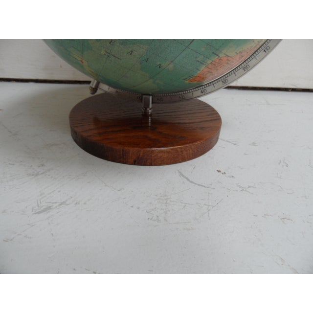 Vintage Globe in Papier Mache, 1950s For Sale - Image 4 of 11