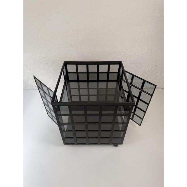 Black Go Go Bar Cart by Anna Anselmi for Bieffeplast, 1970s For Sale - Image 8 of 13