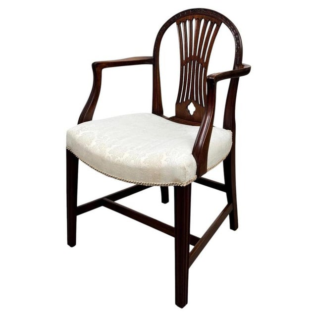 2000 - 2009 19th Century Antique English Hepplewhite Dining Chairs, Set of 8 For Sale - Image 5 of 9