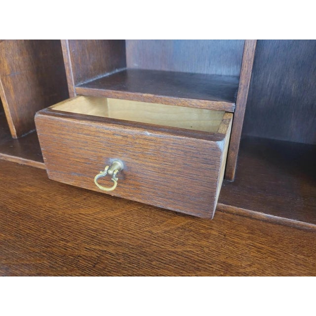 Vintage Secretaire in Oak by Bevan Funnell, 1950 For Sale - Image 15 of 18