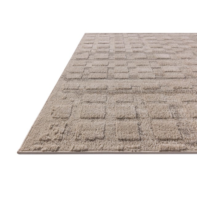 Contemporary Amber Lewis x Loloi Monty Pebble / Beige 7'-10" x 10' Area Rug For Sale - Image 3 of 7
