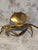Metal Articulate Brass Crab Catchall For Sale - Image 7 of 13