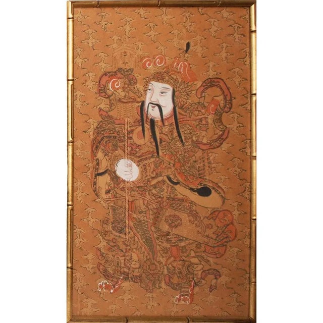 C. 1900-1940s Japanese Kabuki Actors Watercolor Paintings - A Pair For Sale In Dallas - Image 6 of 12