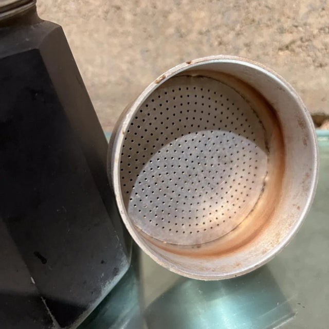 Vintage Milano Large Espresso Coffee Maker Grosche Italy For Sale - Image 9 of 10