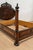 Wood Large Antique Portuguese Romantic Bed, 19th Century For Sale - Image 7 of 17