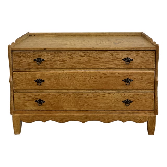 Kjaernulf Style Danish Oak Chest of Drawers, C. 1970s For Sale