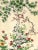 1950s Mid Century Silk Curtain Panel With Cranes, Pine, and Chrysanthemums - 2 Available For Sale - Image 5 of 7