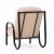 A Minimalist Tubular Iron Armchair, Circa 1960 For Sale - Image 4 of 5