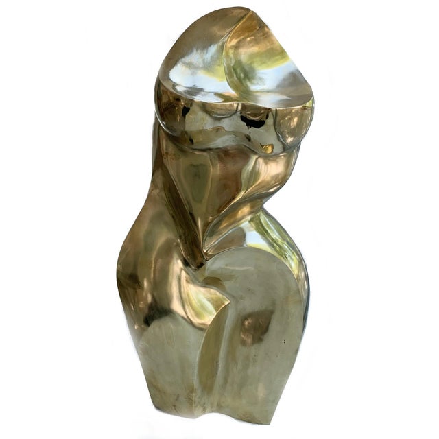 Early 21st Century Ryszard Piotrowski, She, Brass Sculpture, 2022 For Sale - Image 5 of 5