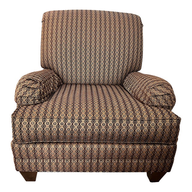 Ethan Allen Upholstered Club Accent Chair Chairish