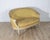 French Louis XVI Style Painted Canapé with Yellow Damask Upholstery, 20th Cent For Sale - Image 4 of 8