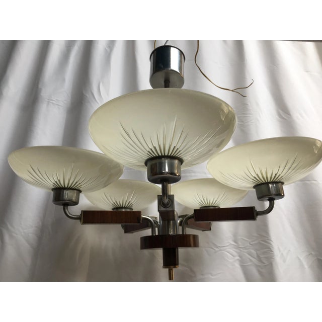 Art Deco Chandelier, 1920s For Sale - Image 9 of 15