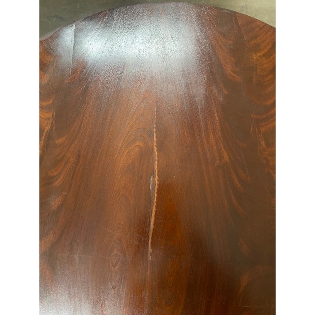 Wood Antique American Empire Mahogany Center Table For Sale - Image 7 of 12