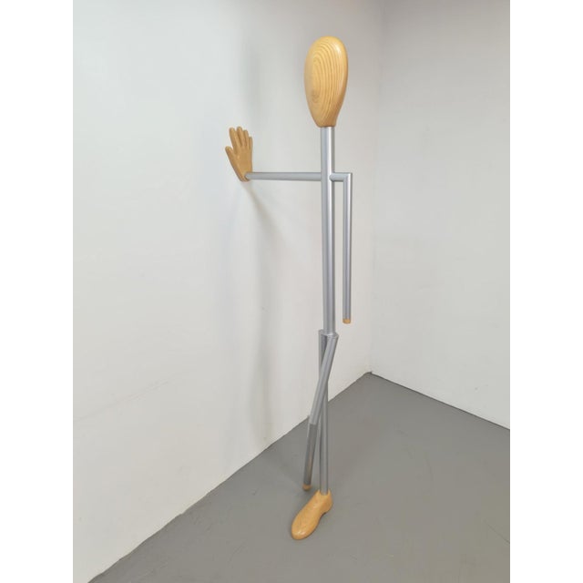Vintage Wall-Mounted Coat Hanger, 1980s, in Flawless conditions. Designed 1980 to 1989