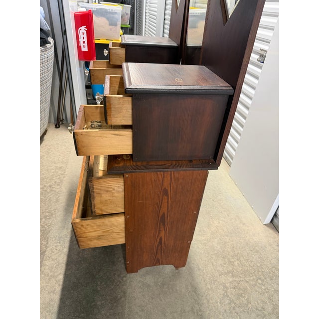 Antique Victorian -Style Dressing Table / Vanity Dresser For Sale - Image 4 of 12