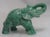 Vintage Miniature Well-Carved Uncommon Amazonite Stone, Lucky Elephant! For Sale In Miami - Image 6 of 13
