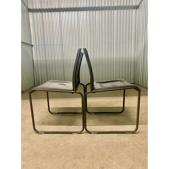 Metal 1988 Chairs by Richard Schultz for Knoll Set of 4 . For Sale - Image 7 of 12