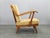Vintage Prototype Oak Lounge Chair with Label, 1950s For Sale - Image 6 of 13