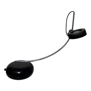 Italian Metal and Steel Table Lamp by Bruno Gecchelin for Guzzini, 1980s For Sale