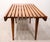 Mid 20th Century Diminutive Mid Century Slat Table Bench For Sale - Image 10 of 18