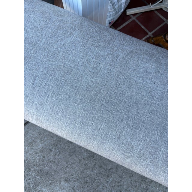 Art Deco Wrought Iron Bench For Sale - Image 3 of 3