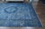 Blue 1970s Vintage Persian Handmade Wool Cotton Blue Area Rug For Sale - Image 8 of 11