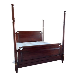 Henredon "Ralph Lauren Collection Mahogany 4 Post Bed For Sale