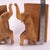 Mid-Century Modern Carved Sycamore Anthropomorphic Elephant Bookends, 1950s, Set of 2 For Sale - Image 10 of 13