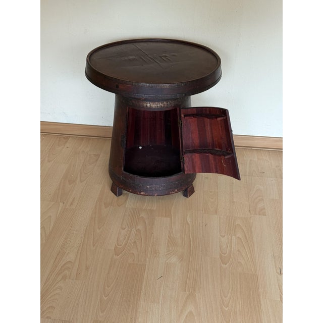 1950s Vintage Keg Bar Cabinet, 1950s For Sale - Image 5 of 15