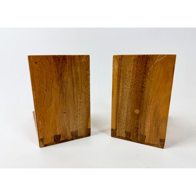 Brown Mid-Century Dice Bookends, 1960s, Set of 2 For Sale - Image 8 of 11