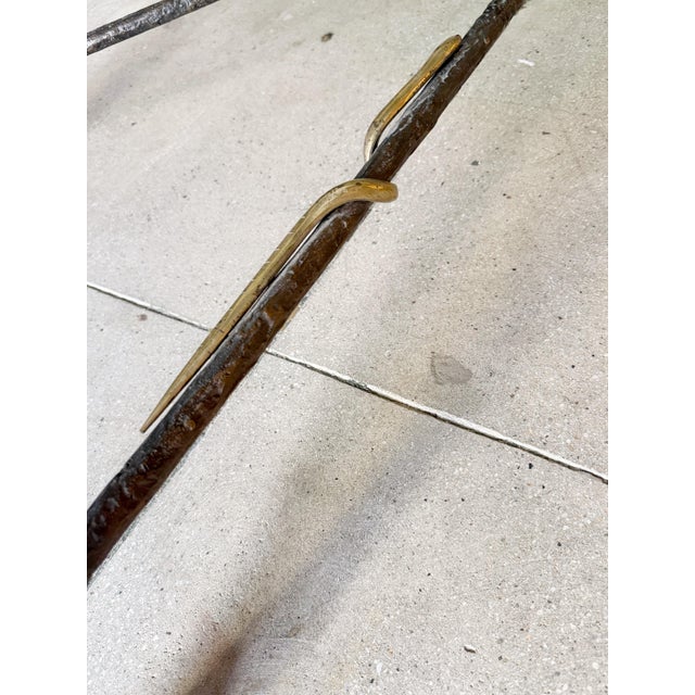 Christopher Chodoff “Etruscan” Bronze and Glass Coffee Table For Sale In New York - Image 6 of 11