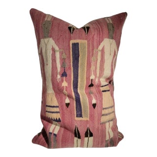 Navajo Indian Weaving Pillow Yei For Sale