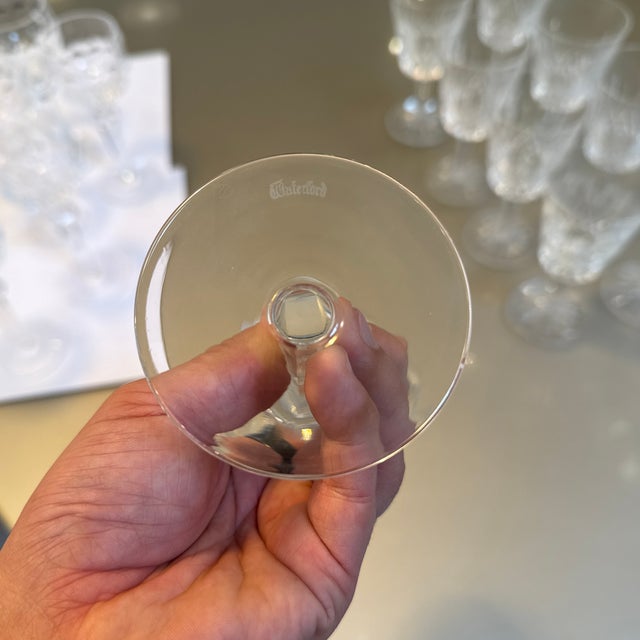Waterford Curraghmore Hock Wine Glasses, Set of Six For Sale - Image 11 of 12