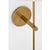 Hackney 25" Tail Sconce in Hand-Rubbed Antique Brass with Linen Shade Designer: J. Randall Powers Finish: Hand-Rubbed...