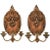 Antique Copper and Brass Candle Sconces, Continental For Sale - Image 10 of 10
