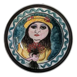 Author's Proof Multiple on Ceramic by Giuseppe Minieco for Antica Bottega Rossicone Milan, 20th Century