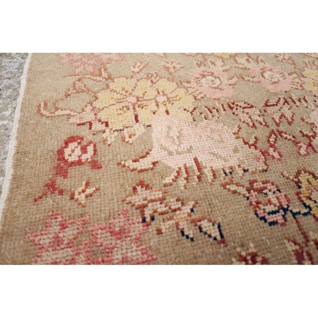 Rustic Galerie Shabab Collection Mid-20th Century Turkish Anatolian Throw Rug For Sale - Image 3 of 6