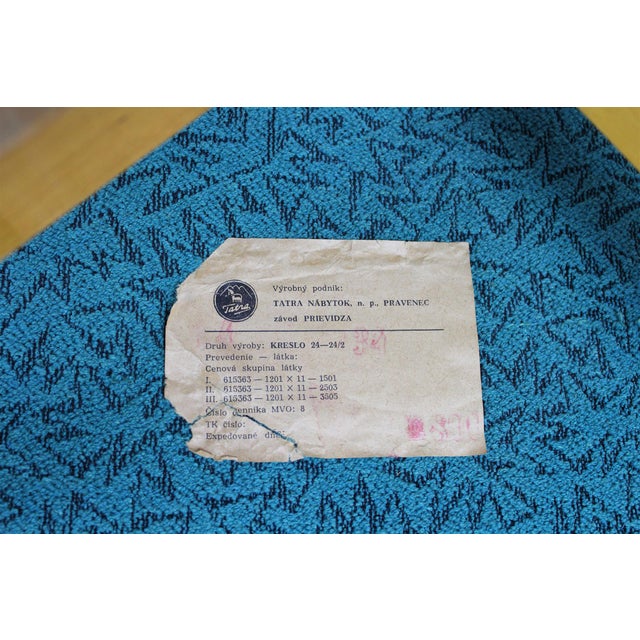 Mid-Century Modern Armchairs by Miroslav Navratil for Tatra Nábytok, 1960s, Set of 2 For Sale - Image 3 of 18