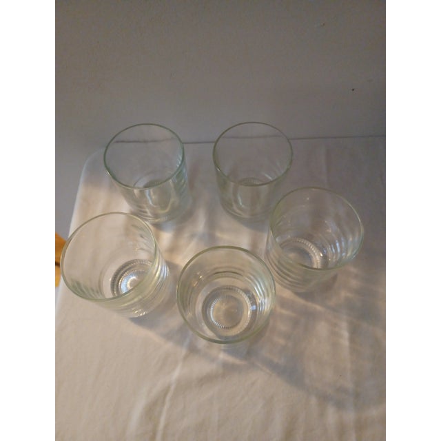 Mid-Century Modern David Douglas Rocks Glasses With Built in Coasters- Set of 5 Glasses, 5 Coasters For Sale - Image 4 of 6