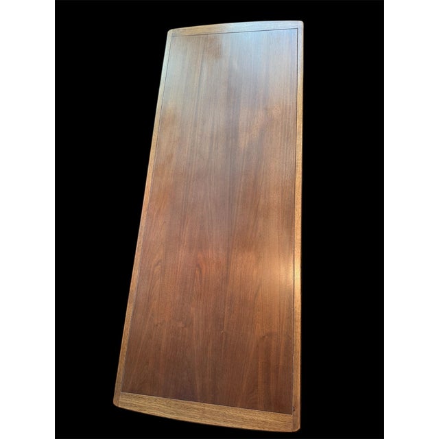 1960s Mid 20th Century Walnut Coffee Table Vintage McM For Sale - Image 5 of 10