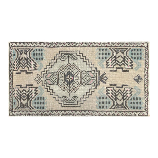 1960s Turkish Oushak Yastic Rug For Sale