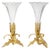 Napoleon III Crystal and Gilded Bronze Horns, 1800s, Set of 2 For Sale - Image 8 of 8